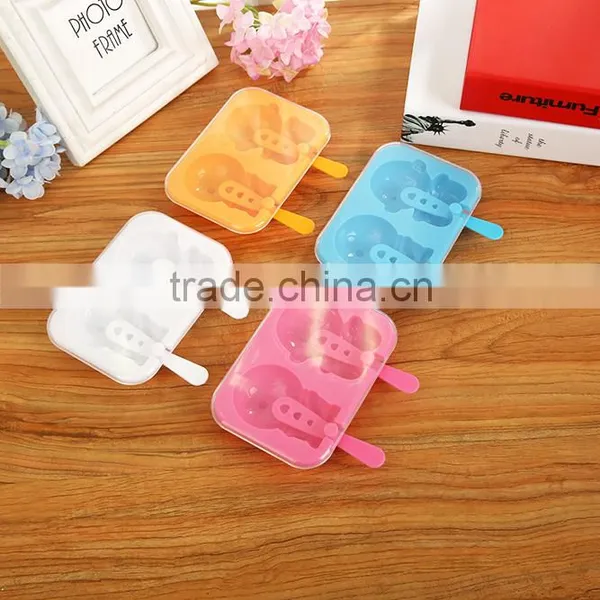 Personalized Colorful Dishwasher Safe High Quality 2-in-1 Plastic Ice Cream Marker With Handle photo-2