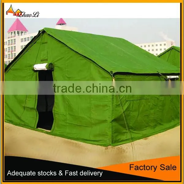 Durable Military Disaster Relief Tents,outdoor Waterproof Canvas Refugee Tent