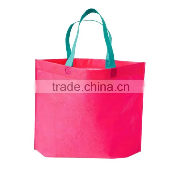 Factory pp Woven Bag With Pink Color From China