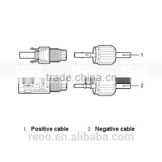 REOO Photovoltaic Solar Connector MC4 Electric Connector photo-4