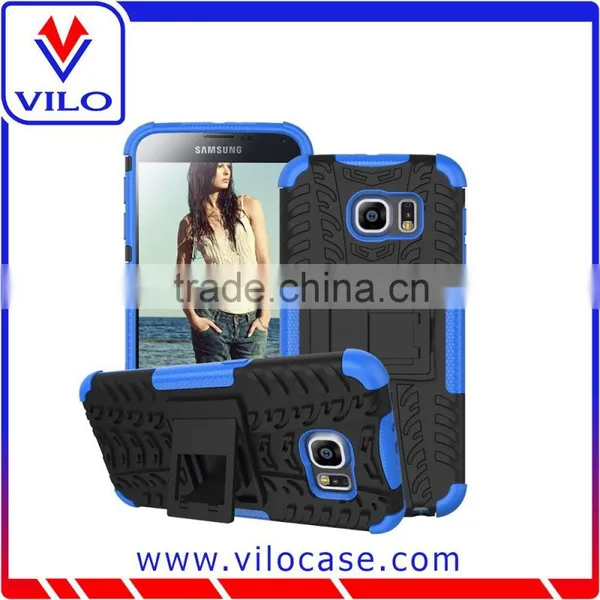 New Arriving Dual Layer Hybrid Case With Kickstand for Samsung Galaxy S6 photo-2