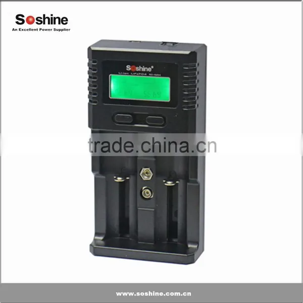 High Quality Universal Battery Charger Dual Slot LCD Charger With EU / US / UK / Korean Plug photo-6