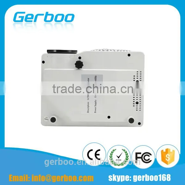 Mini Native Audio Home Cinema White Projector With Led Lcd 1024*768 photo-3