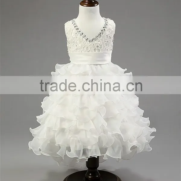 Fashion Latest Children Frocks Designs Fancy Girls Boutique Free Prom Dress TR-WS02 photo-2