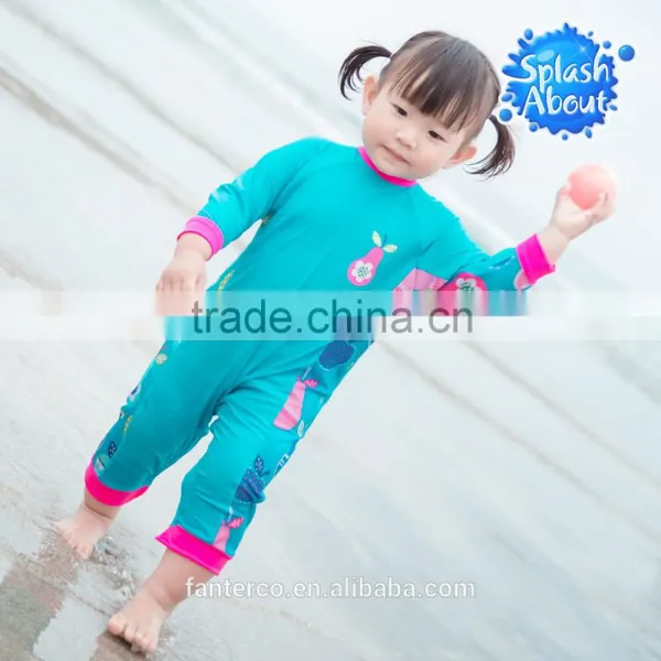 High Quality Nappies Vendor Cute 2.5mm Multicolor Nylon Elastane uv Taiwan 0-6M Swimwear photo-3