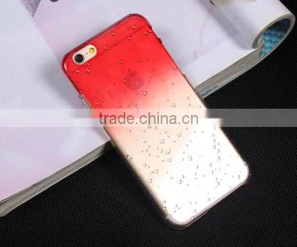 4.7 Inch Mobile Phone Accessory Ultra Thin Clear Crystal 3d Water Rain Drop Phone Case Back Cover For IPhone 5 6 6 Plus photo-3