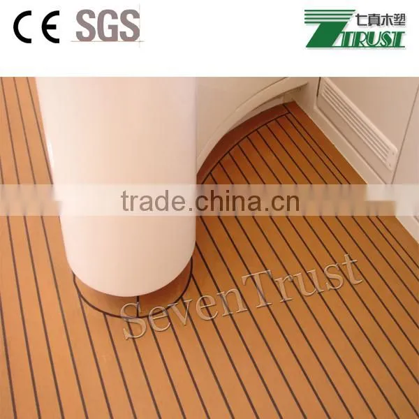 Synthetic Pvc Teak Flooring, Used for Boat photo-3