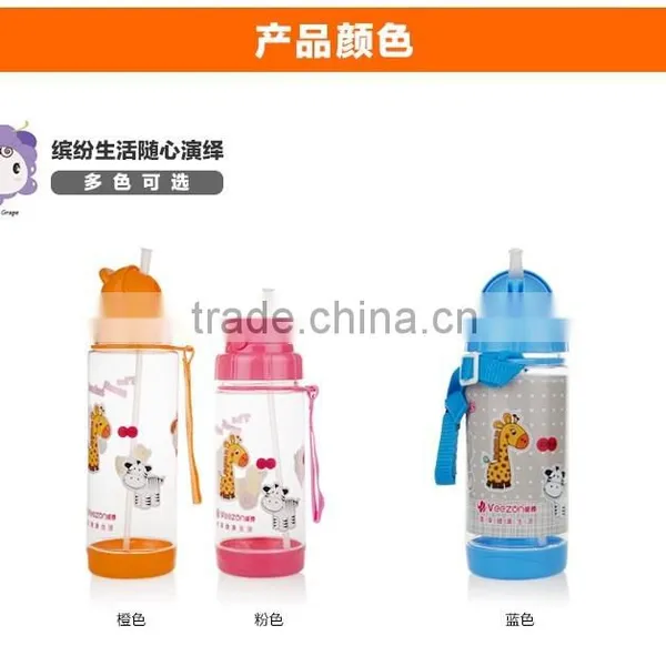 BPA Free Children's Plastic Water Bottle With Nozzle/school Water Bottle for Kids photo-2