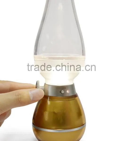 Colorful Wireless Blowing Control Kerosene Oil Desgin LED Lamp photo-3