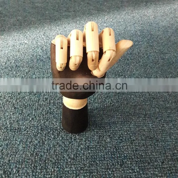 Wonderful Black Wooden Hand Wood Hand Wood Display Props Drawing Hand photo-6