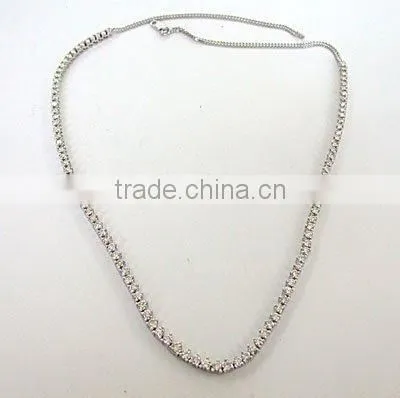 18k Jewelry / Diamond Necklace / Diamond Jewelry