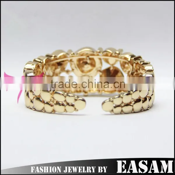 Luxury and Fashion Colorful Crystal Bangle, Fashion Charming Bangle Bracelet, Metal Bracelet photo-3