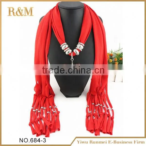 Factory Supplier Newest Custom Design Jewelry Pendant Scarf With Good Offer photo-3