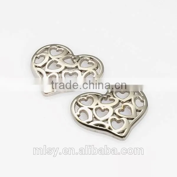 Heart Shaped High Quality Sewing Labels for Dresses Brightness E2-80014 photo-2