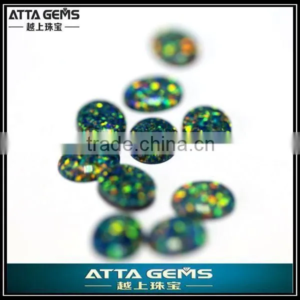 Oval Opal Cabochon Cut -similar Natural Created Opal
