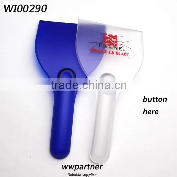 Custom Logo Hard Plastic Car Ice Scraper With Handle for Promotion Wholesale photo-4