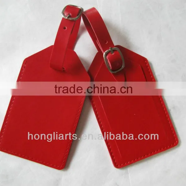 Promotional Travel Durable Cool PVC/PU/Real Leather Luggage Tag photo-6