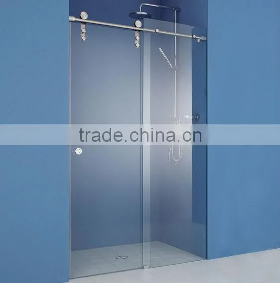 Shower Room Frame Less Glass Sliding Door Hardware