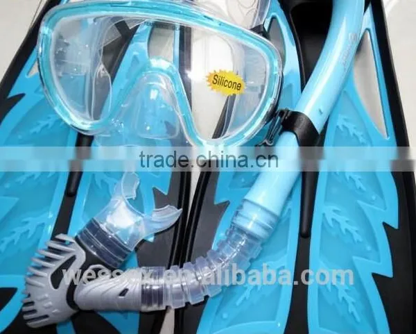Cozy Diving Fins,diving Mask and Snorkel,silicone Diving Learning Equipment photo-4