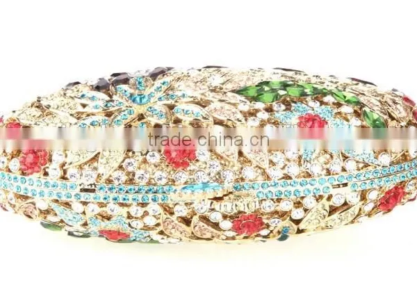Wholesale Clutch Bags Fashion Evening Bag Designer Evening Crystal Bag Handmade photo-4