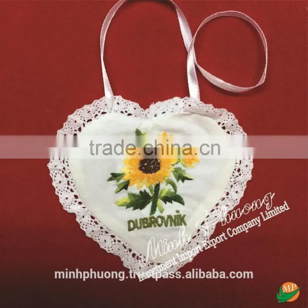 A Little Cloths Bag With Hand Embroidery Air Fresh Flower Fragrant Bag photo-4