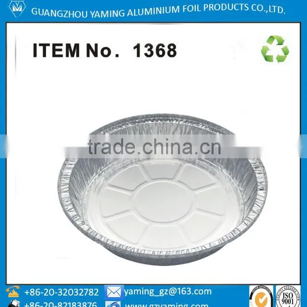 Medium Size 8 Inch Take Out Aluminum Foil Pizza Pan With Paper Lid