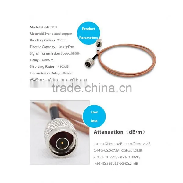 Copper High And Low Temperature Resistant Telecom RF Feeder Cable photo-3