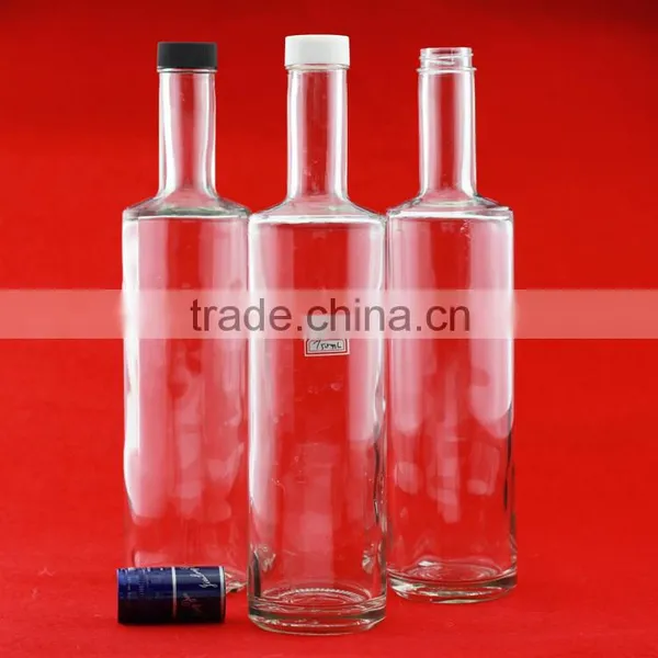 Professional Customized Glass Printing Bottles Cork Cylinder Glass Wine Bottles 750ml Striangle Shape Bottles photo-2