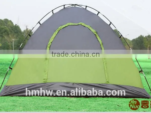 3 Person Double Door Fiberglass Pole Camping/travelling Tent photo-2