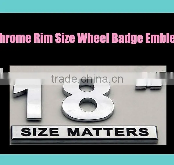 Car Emblems,chrome Rim Badges