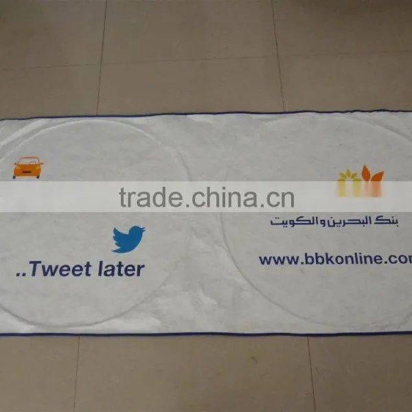 Car Front Window Sunshade/printing Customized Logo Car Sunshade/tyvek/nylon Sunshade photo-2