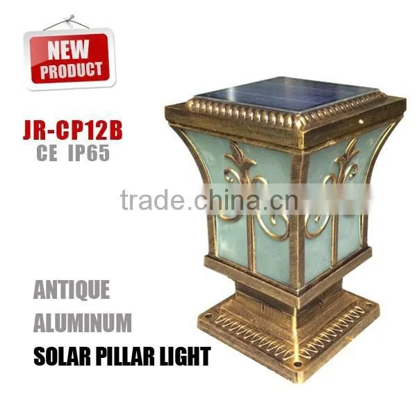 Classical Style Solar Garden Lamp, Outdoor Pillar Lamp With 50000hrs Led photo-4