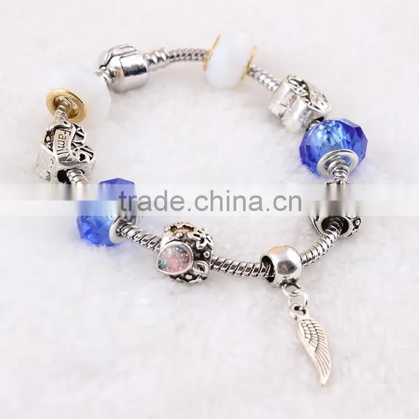 Fashion Blue Beads Jewelry Manufacturers Bracelet Accessories for Women photo-4