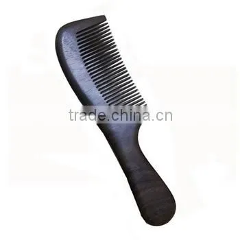 2016 Long Handle Ebony Hair Comb Custom Logo photo-3