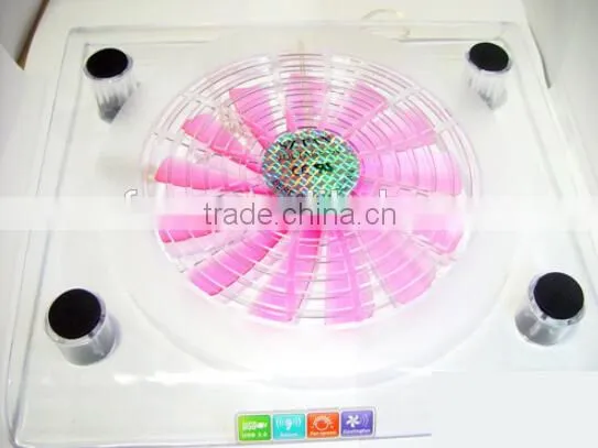 High Quality Colorful Notebook Laptop Cooling Stand With Led Light photo-5