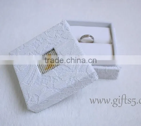 Unique Engagement Ring Boxes With Beaded Name Plate of I photo-2