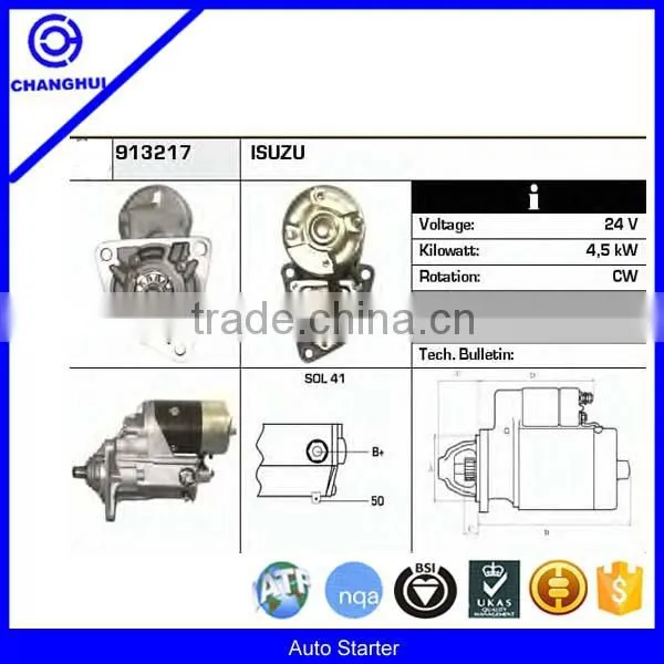 6BB1,6BD1,6BF1,6BG1 Starter Motor,1-81100-036-0,1-81100-141-0,1-81100-189-0 photo-3