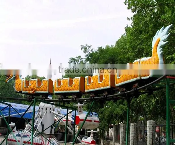 Theme Park Amusement Rides Mini Roller Coaster Train Slide Dragon for Children photo-5