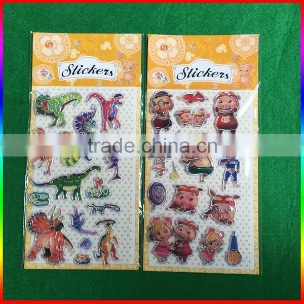Embossed PVC Stickers Dinosaurs Stickers photo-4