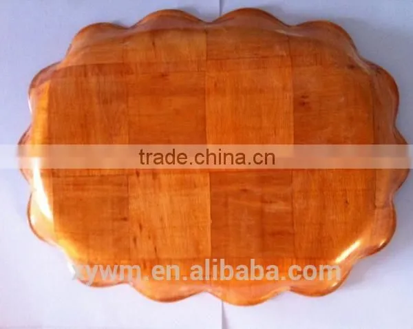 Rectangular Woven Wooden Plate and Tray photo-3
