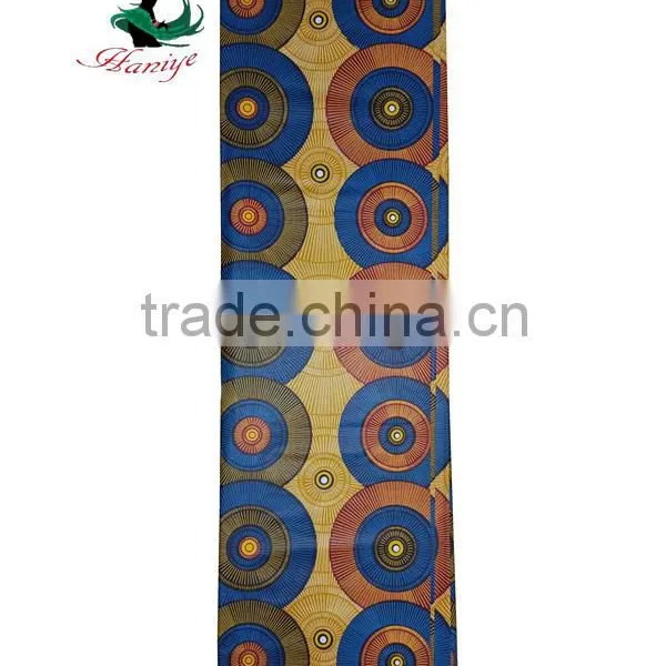 Haniye SMAW-28 African Ankara 6 Yard Wax Printed 100% Cotton Fabric Hot Sale photo-3
