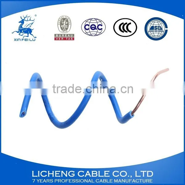 Building /housing PVC Coated Copper Electric Cable Wire -BV(25mm2) photo-4