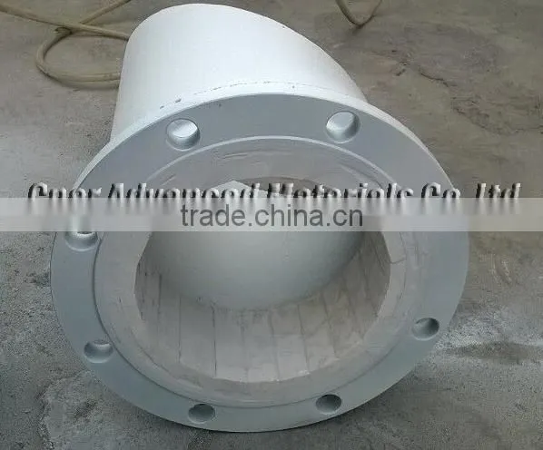 Alumina Ceramic Lined Pipe, Beveled Ceremic Lined Tube photo-4