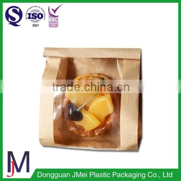 Wholesale Kraft Paper Bag With Window and Zipper for Food Packing photo-4