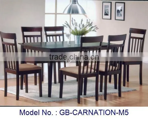 Latest Design Wooden Dining Set 1+6 With High Quality And Impressive Look Home Furniture