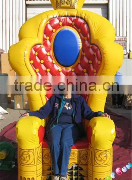Inflatable Throne,Queen Chair for Advertising or Party Events