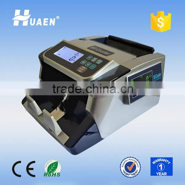 Multi Currency Bill Counter With UV MG IR Fake Note Detection Cash Money Counting Machine