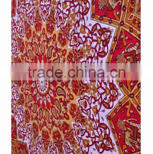 Tapestry Twin Bedspread Cotton Printed Single Dorm Bed Cover Manufacturing Tapestries India Exporter Wall Decor photo-2