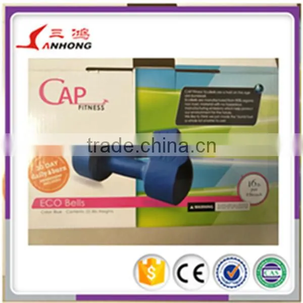 SANHONG Manufacture High Qualtiy Commmericla Gym Equipment Fitness Accessory Plastic Dumbell photo-6