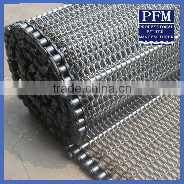 Stainless Steel Eyelink/ Chain Wire Ring Conveyor Wire Mesh Belts photo-4